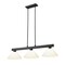 Z-Lite Cobalt Billiard, 3-Light, 14 In.W x 46 In.L x 8 In.H, Matte Black/White 152MB-PWH - alternate 1